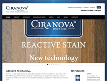 Tablet Screenshot of ciranova.eu